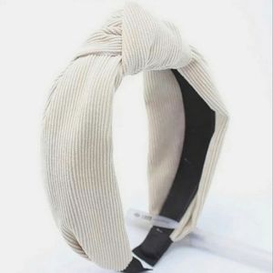 Candice Corduroy Headband - Beige